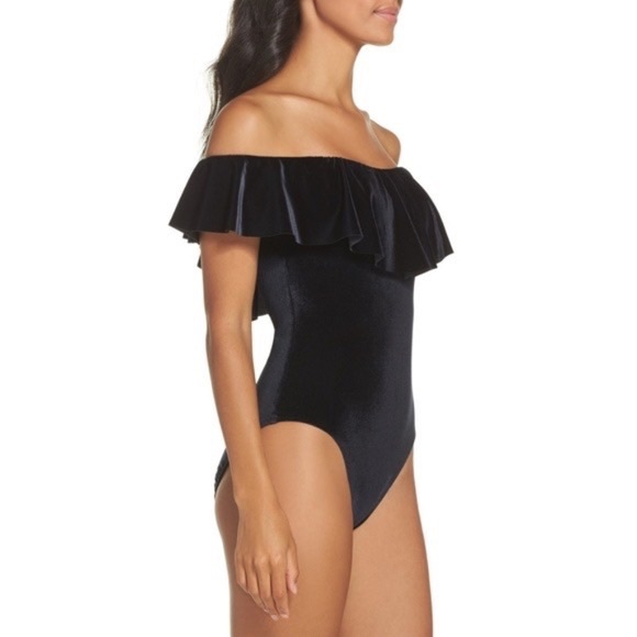 Trina Turk Velvet Swimsuit, size 10 - Picture 2 of 8